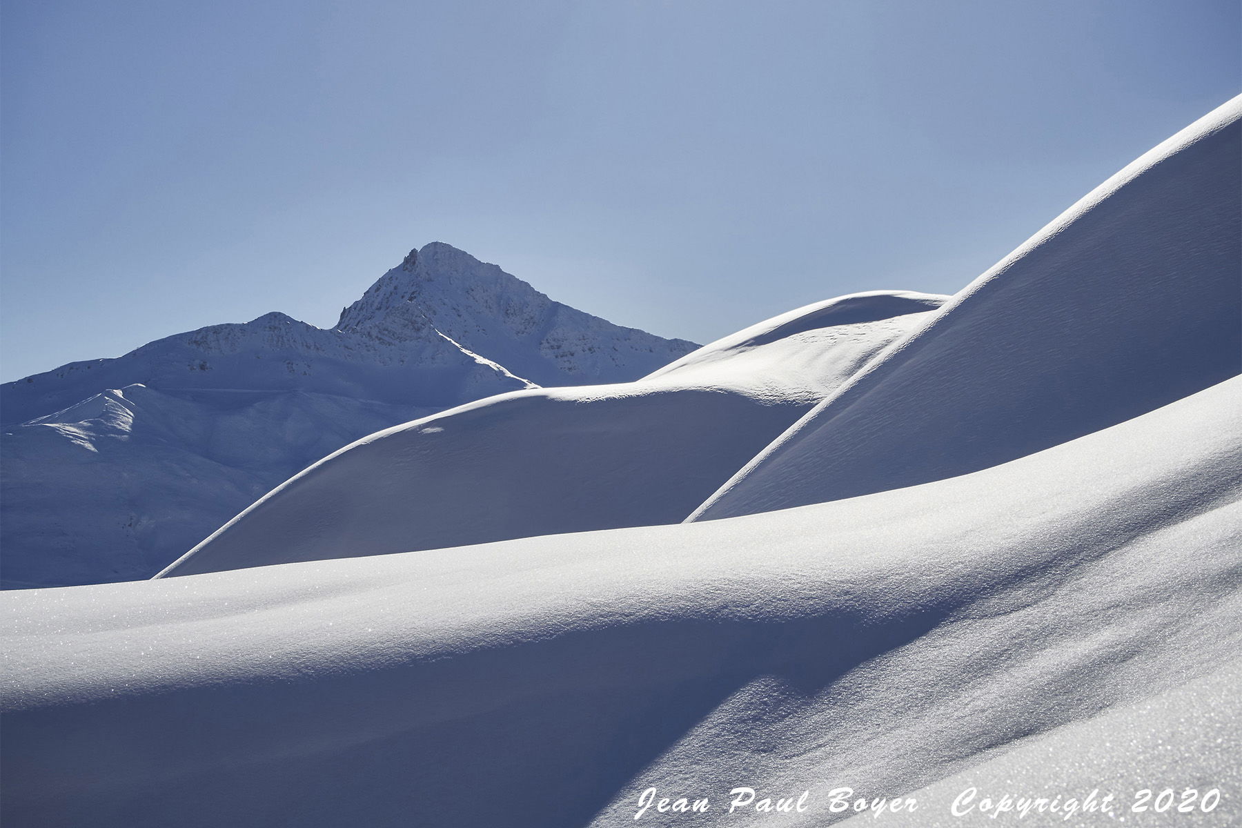 Savoie randonnée à ski aux Aiguilles de la Balme