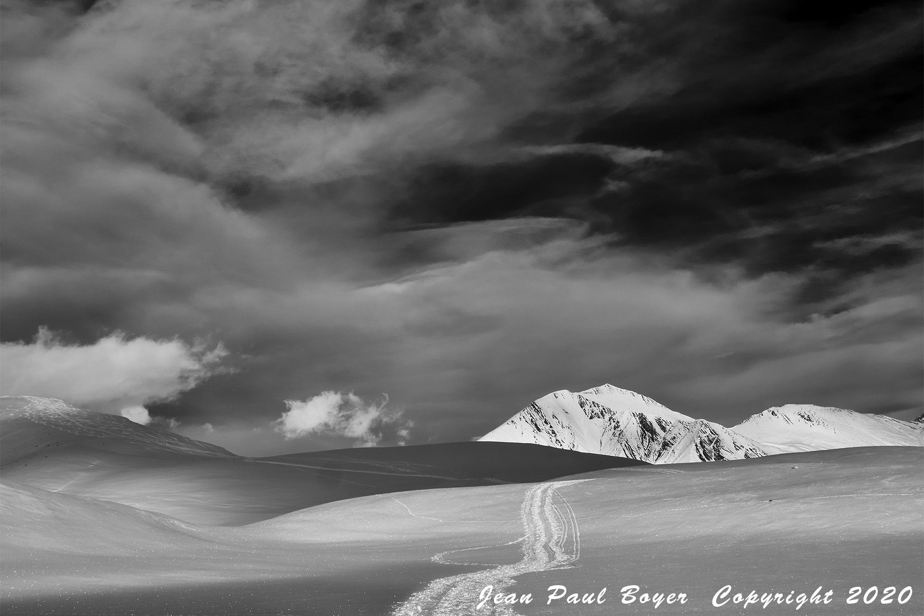 Parc des Ecrins Pic du Mas de la Grave 3020m vu du Petit Têt