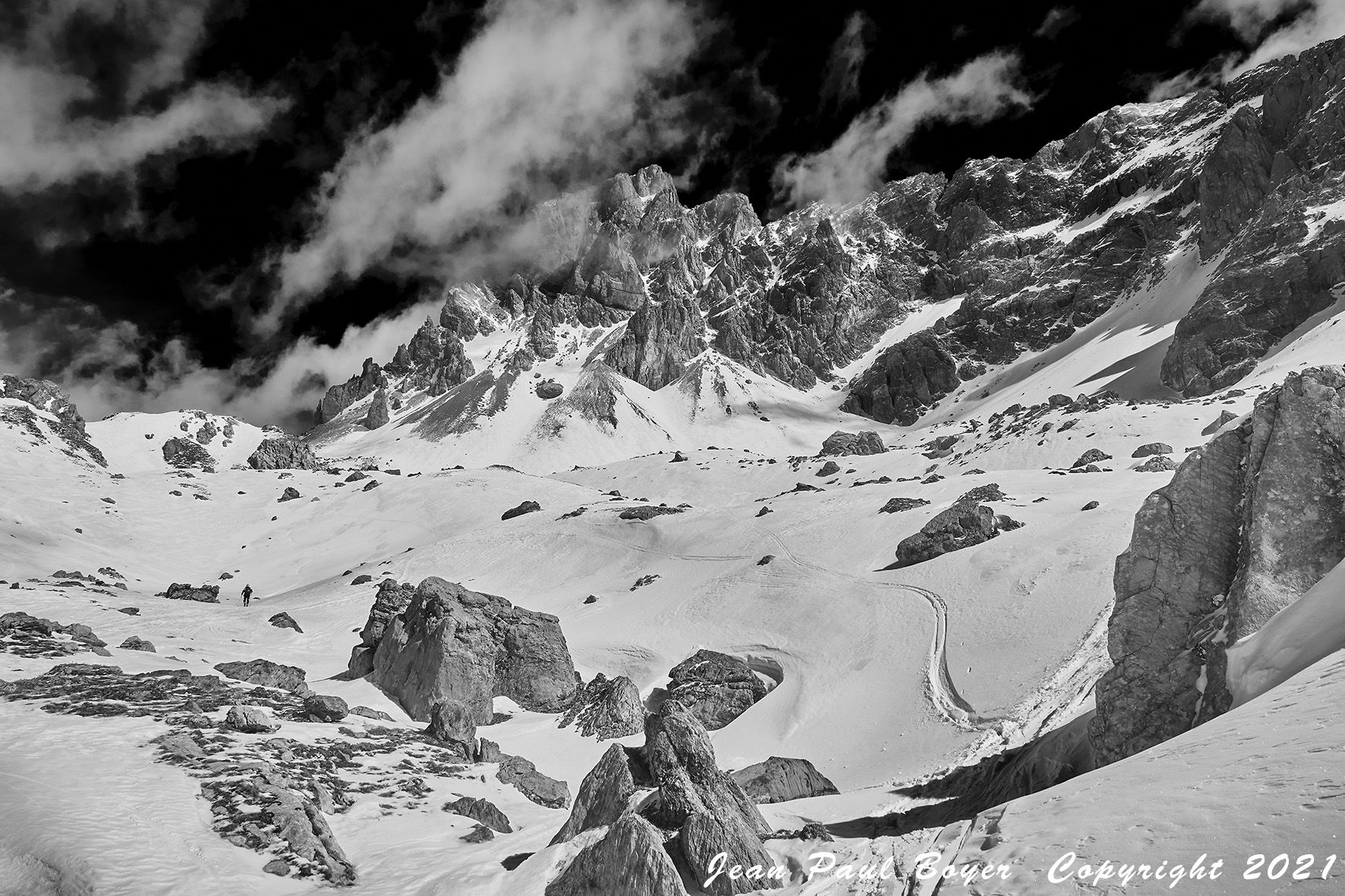 Ubaye Pas de la Couletta 2752m Brec de Chambeyron 3389m