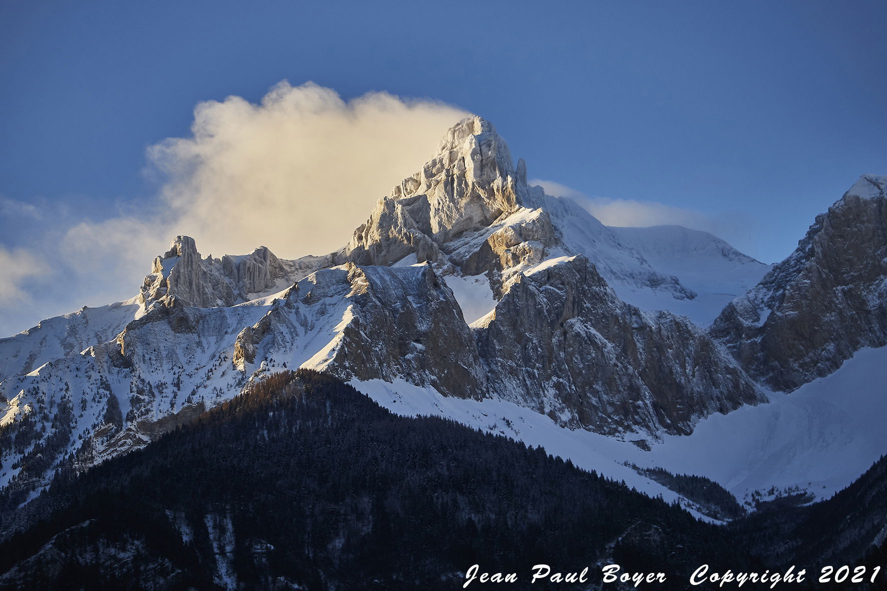 Dévoluy Grande Tête de l'Obiou 2789m