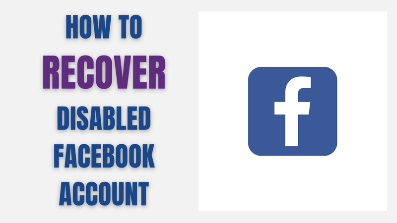 How to enable a Disabled Facebook Account