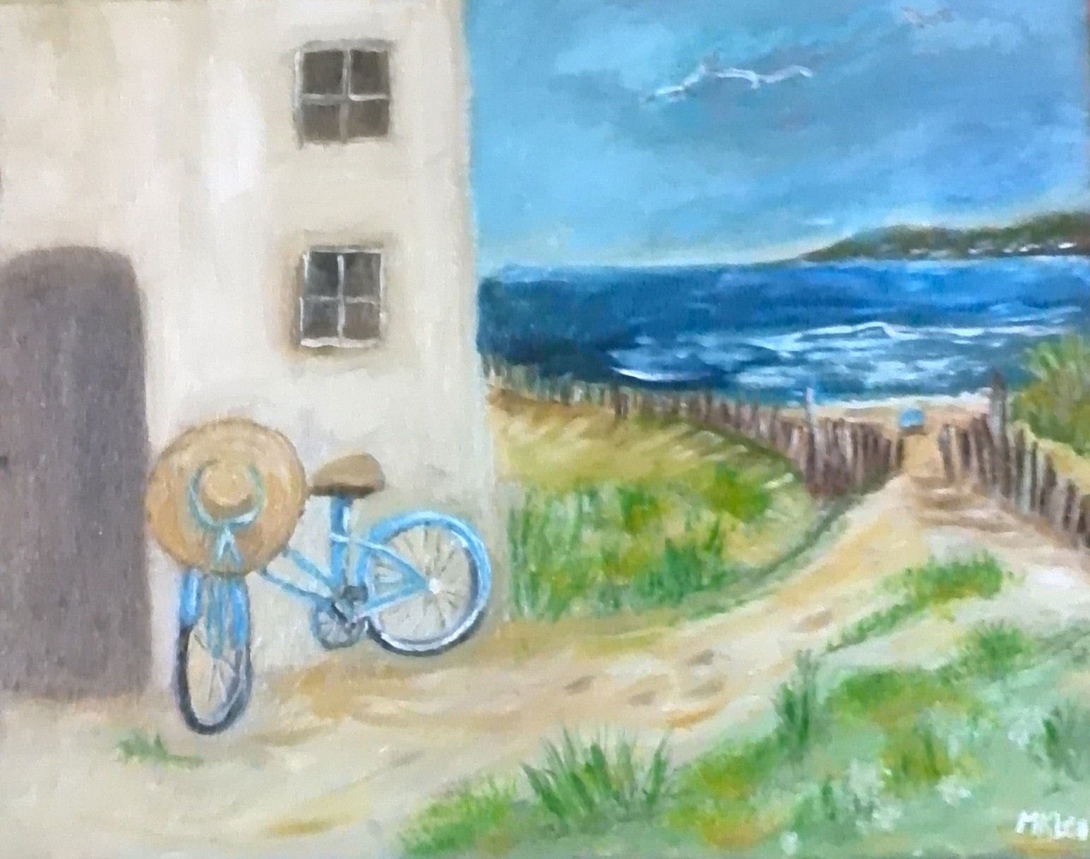 La Bicyclette bleue!