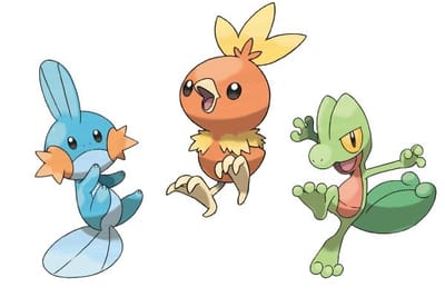 [Pokémon] The Third Generation Starter Pokémon
