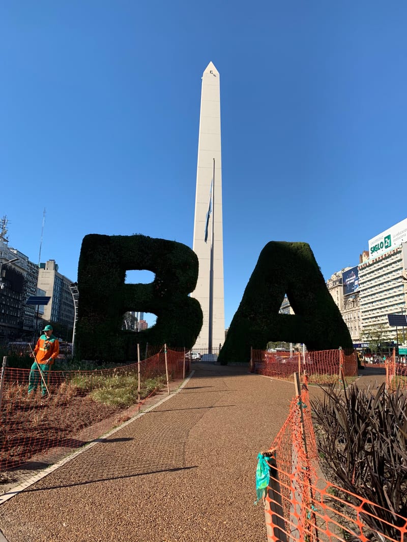 Obelisco y Calle Corrientes