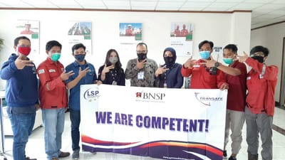LSP TRANSAFE SUKSES MELAKUKAN UJI KOMPETENSI KEPADA 6 ASESI SKEMA GAS TESTER BNSP