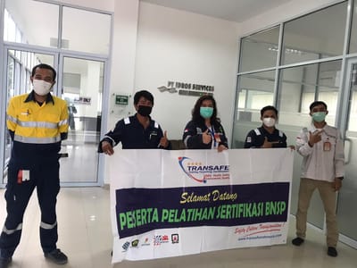 LSP TRANSAFE INDONESIA SUKSES MELAKUKAN UJI KOMPETENSI RIGGER/JURU IKAT DI BATAM