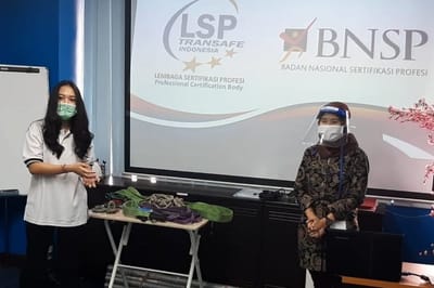 LSP TRANSAFE SUKSES MELAKUKAN UJI KOMPETENSI KEPADA 3 ASESI SKEMA JURU IKAT/RIGGER DI JAKARTA SELATAN.