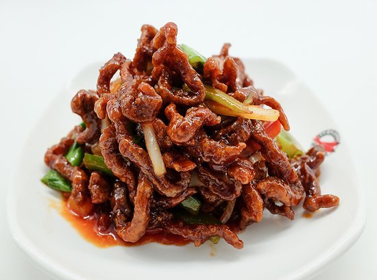 Crispy Shredded Beef in Sweet Chilli Sauce