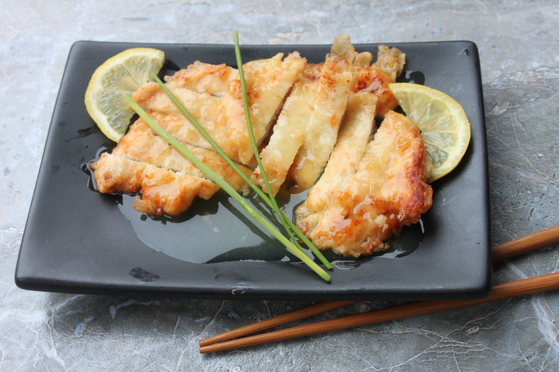 Crispy Chicken in Lemon Sauce