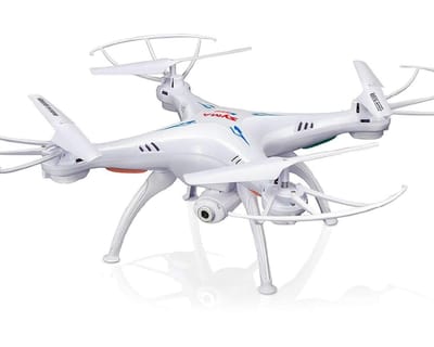 Drone sin cabeza UFO con cámara HD WiFi Syma X5SW-V3 FPV Explorers2 2.4Ghz 4CH 6-Axis Gyro RC Quadcopter de Cheerwing (blanco)