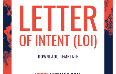 LOI - Letter of Intent