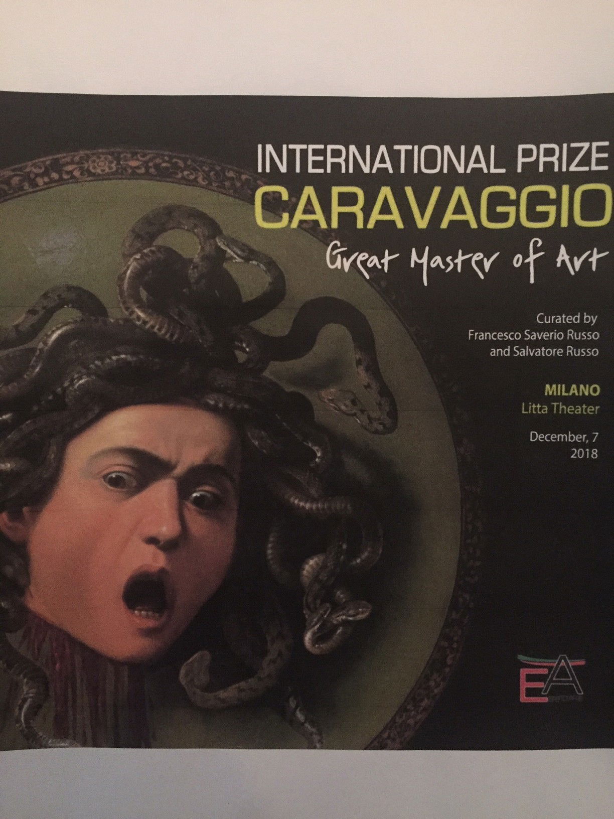 International Prize: Caravaggio, Great Master of Art