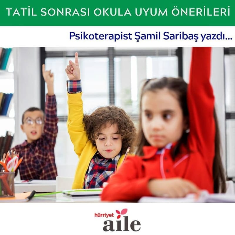 Tatil Sonrası Okula Uyum Önerileri