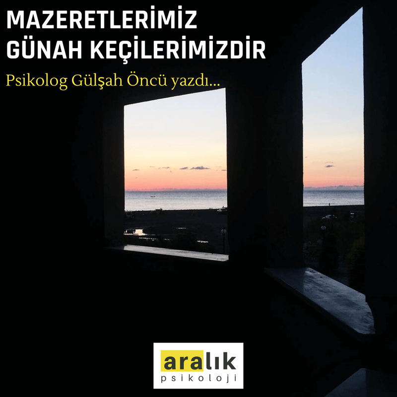 MAZERETLERİMİZ GÜNAH KEÇİLERİMİZDİR