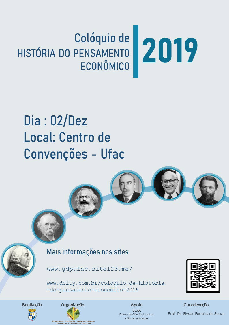 Colóquio de História do Pensamento Econômico - 2019