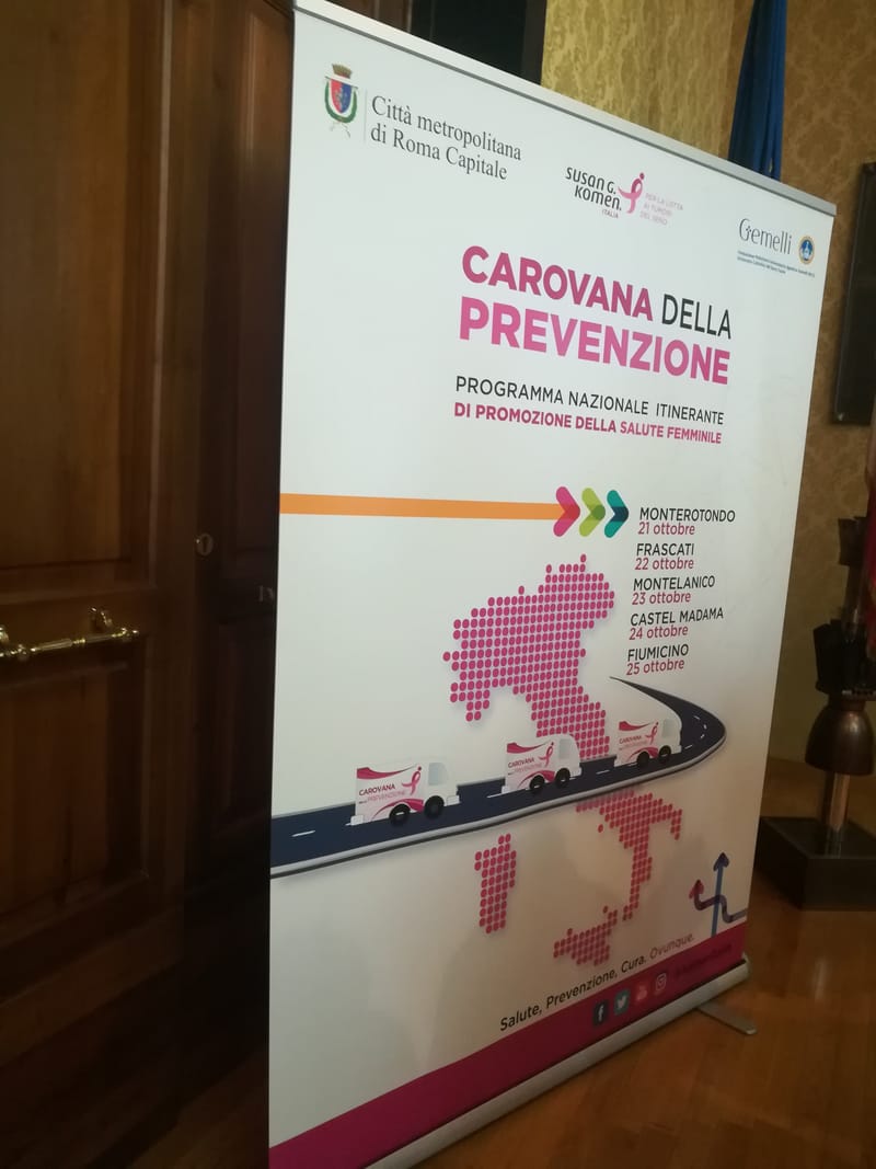 LA “CAROVANA DELLA PREVENZIONE” ARRIVA NELLE PIAZZE PER PROMUOVERE LA SALUTE FEMMINILE