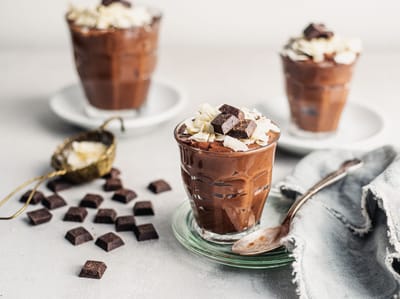 Mousse au chocolat au tofu soyeux