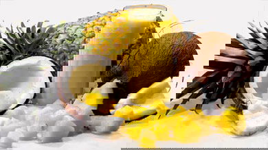 Smoothie banane/ananas lait de coco