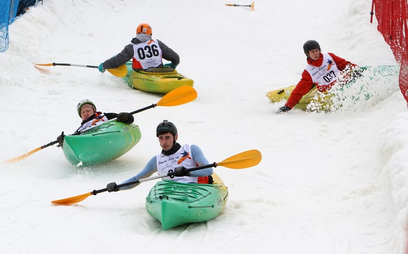 Snowboating