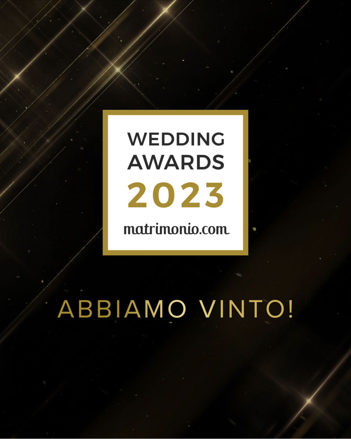 Premiazione Wedding Awards 2023