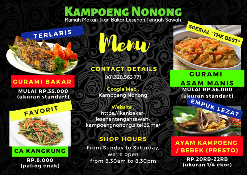 Menu Paling Ngangenin