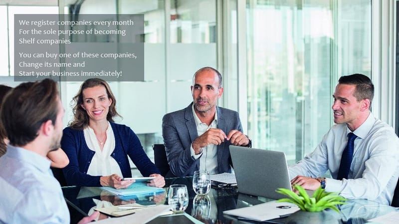 Why should you invest in shelf aged company with bank account?