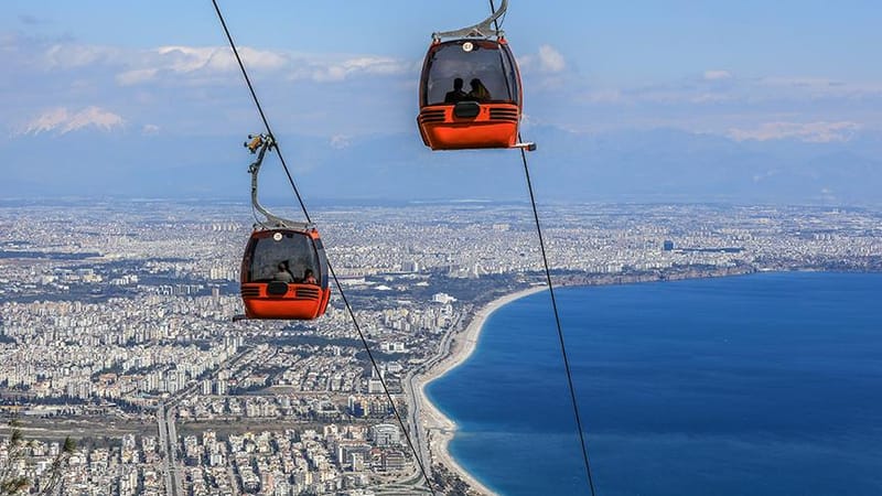 Saraso cable car in Antalya