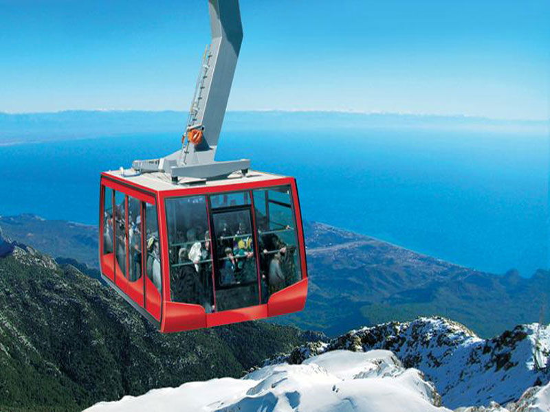 The Yembus cable car in Antalya