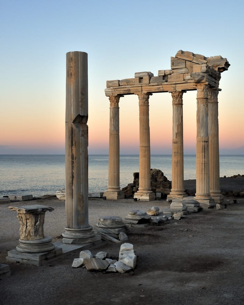 The ancient city of Seda in Antalya