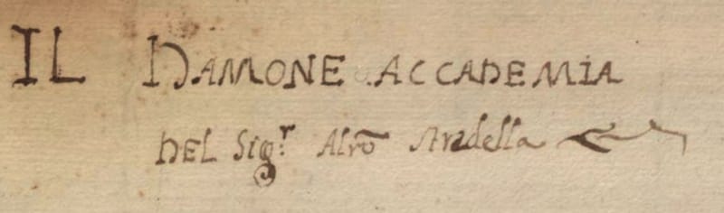 Registrazione del cd "Il Damone ossia La forza delle stelle" di Alessandro Stradella. Versione a 5 e a 7 voci