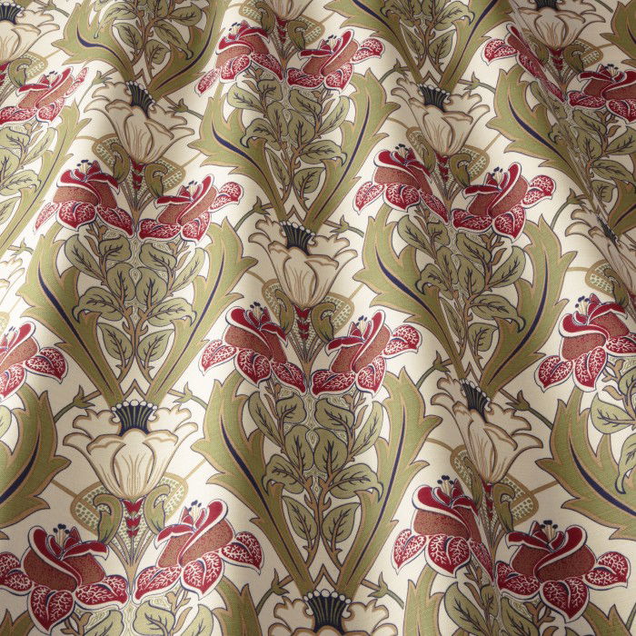 Acanthus Cherry Fabric