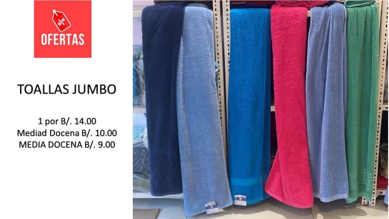 TOALLAS JUMBO