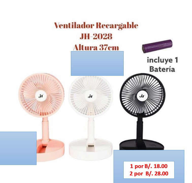 ABANICO RECARGABLE