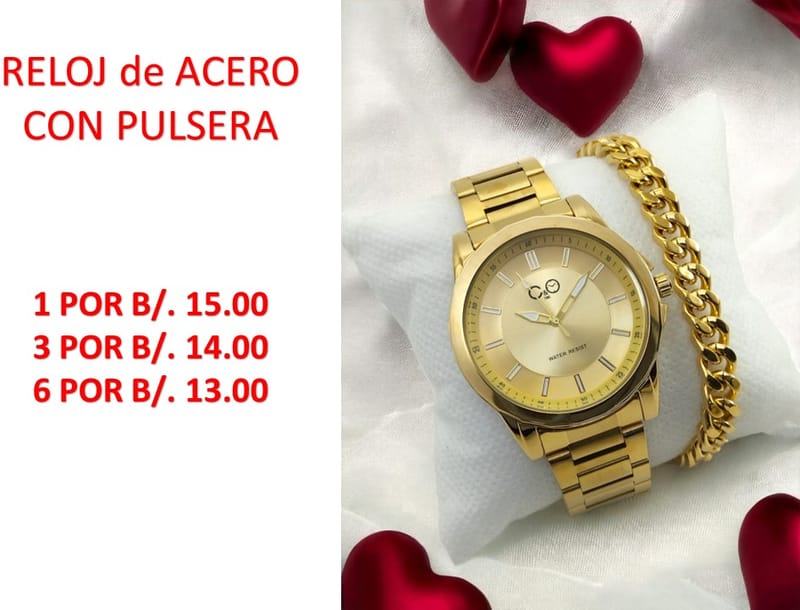 RELOJ Y PULSERA