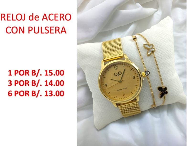 RELOJ Y PULSERA