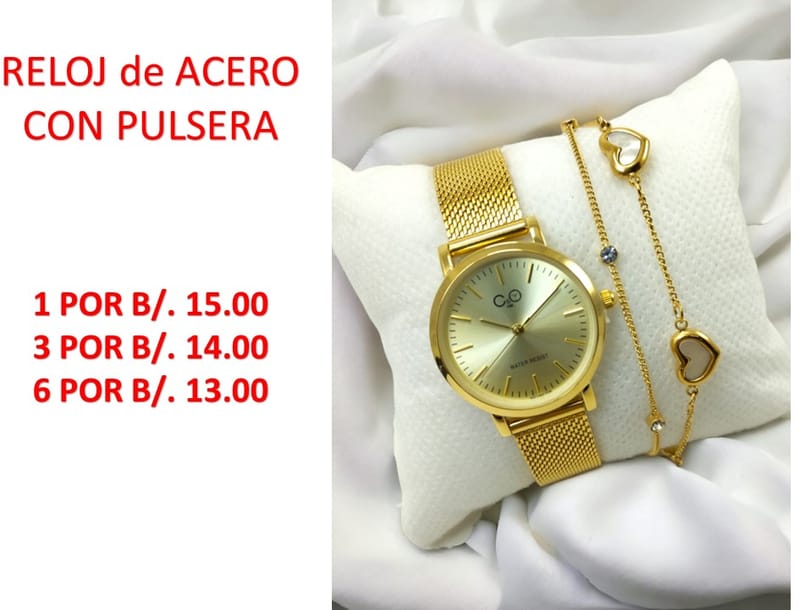RELOJ Y PULSERA