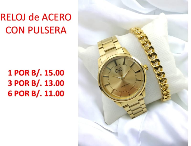 RELOJ Y PULSERA