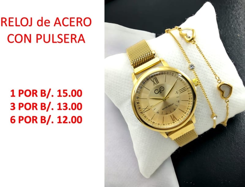 RELOJ Y PULSERA