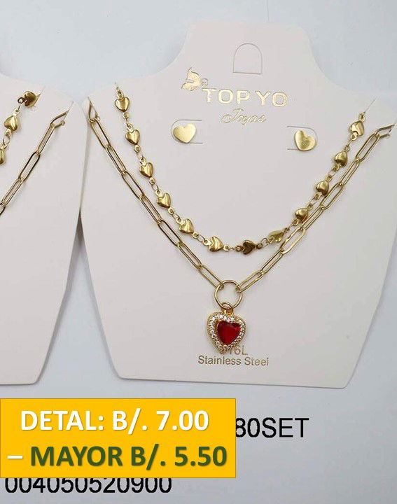 2 CADENAS PRENDAS DE ACERO