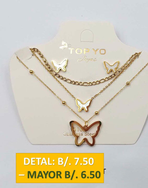 2 CADENAS PRENDAS DE ACERO