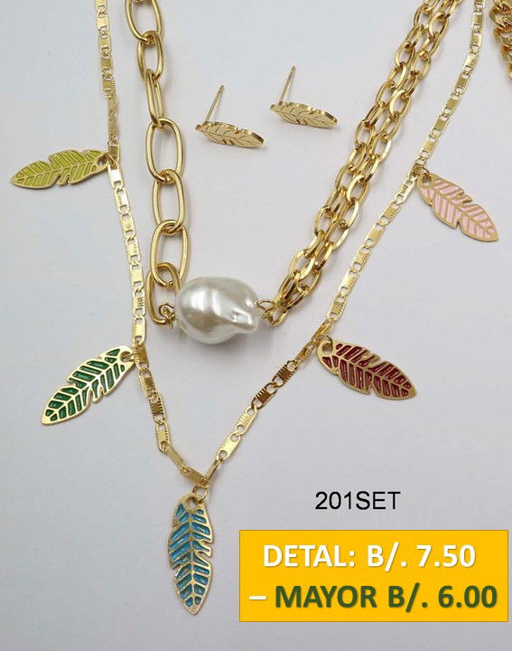 2 CADENAS PRENDAS DE ACERO