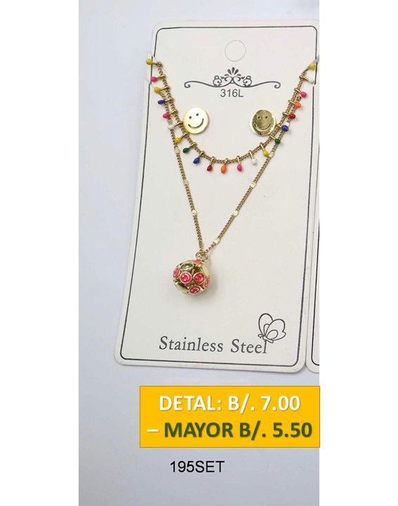 2 CADENAS PRENDAS DE ACERO