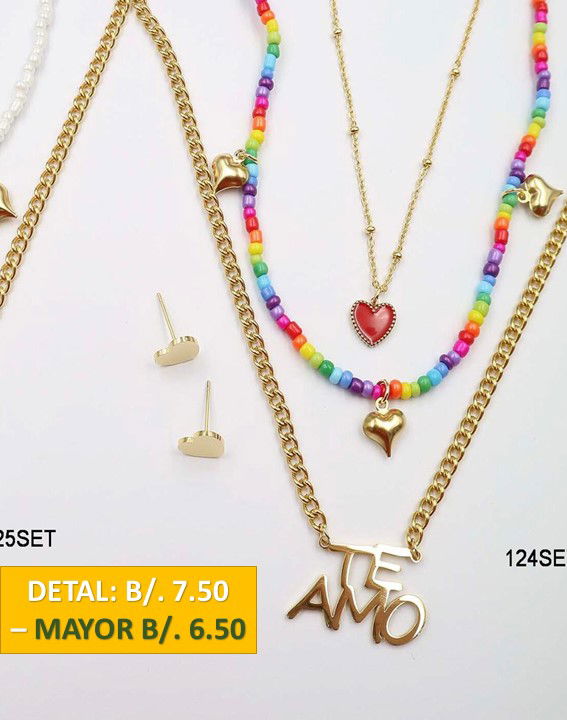 2 CADENAS PRENDAS DE ACERO