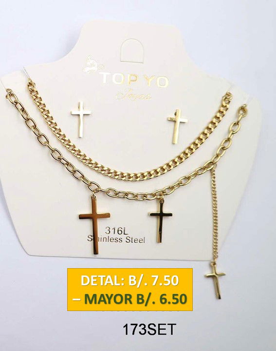 2 CADENAS PRENDAS DE ACERO