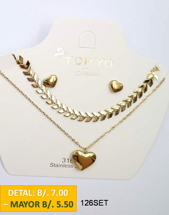 2 CADENAS PRENDAS DE ACERO