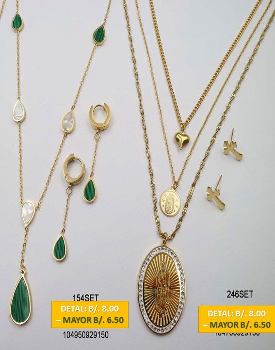 2 CADENAS PRENDAS DE ACERO