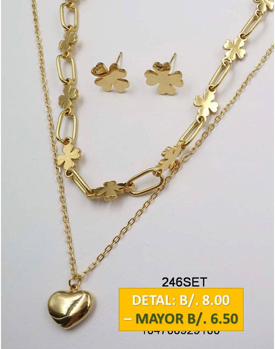 2 CADENAS PRENDAS DE ACERO