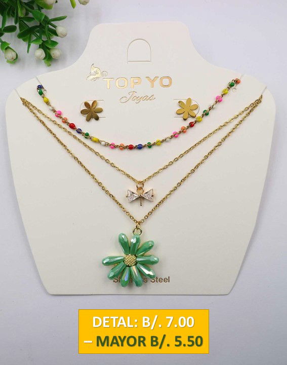 2 CADENAS PRENDAS DE ACERO