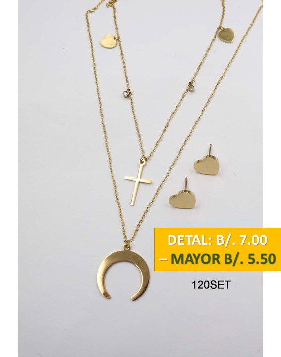 2 CADENAS PRENDAS DE ACERO