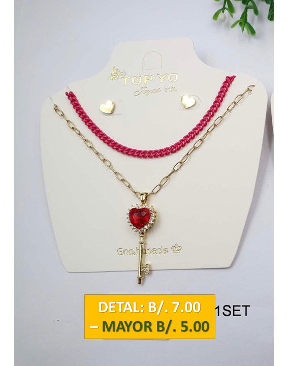 2 CADENAS PRENDAS DE ACERO